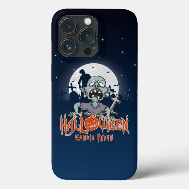 Halloween Zombie Party | Case-Mate iPhone Hülle (Rückseite)