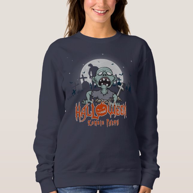 Halloween Zombie Party | Frauen Sweatshirt (Vorderseite)