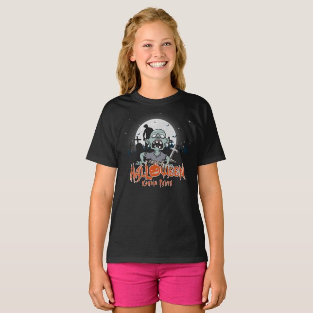 Halloween Zombie Party | Kinder T-Shirt (Vorne ganz)