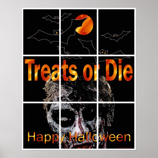 Halloween Zombie Poster (Vorne)