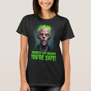 Halloween Zombie Punk Horror Poster Party Kostüm T-Shirt