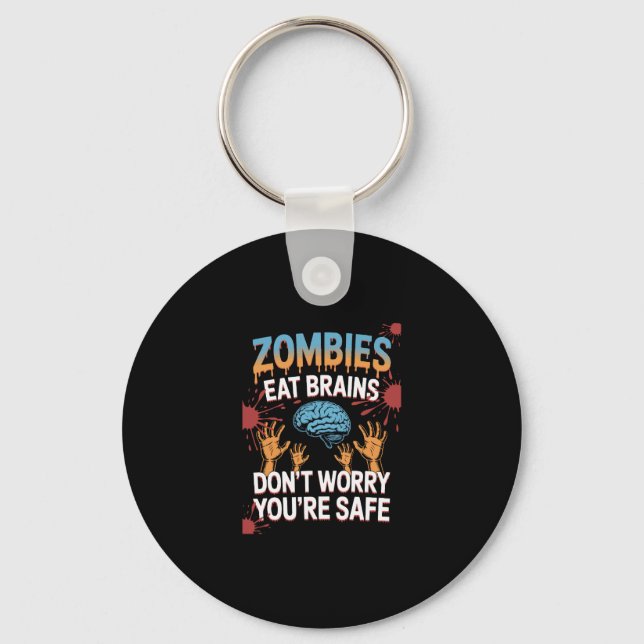 Halloween Zombie Schlüsselanhänger (Vorderseite)