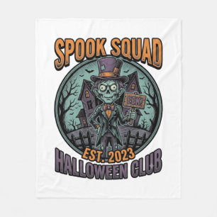 Halloween-Zombie-Shirt Lustiges Spook Squad Gravie Fleecedecke