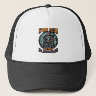 Halloween-Zombie-Shirt Lustiges Spook Squad Gravie Truckerkappe