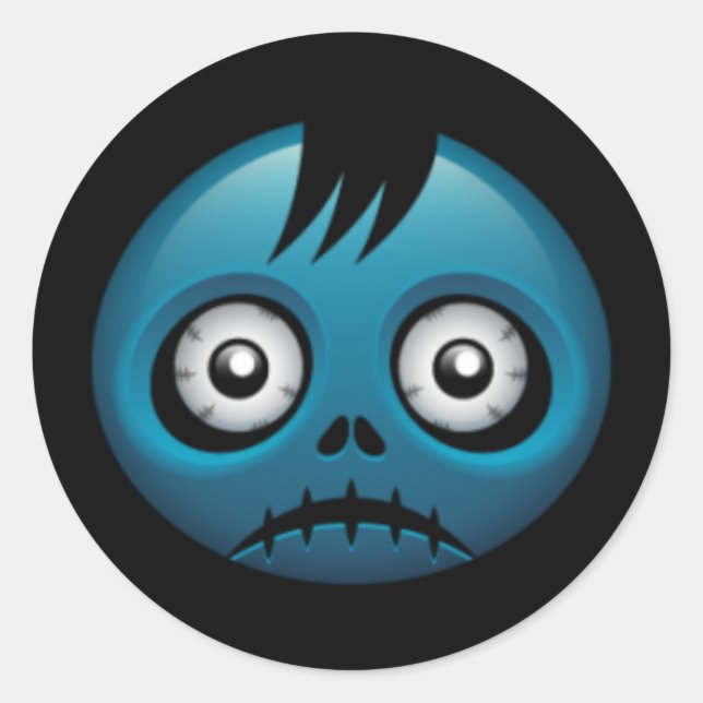 Halloween Zombie Stickers (Vorderseite)