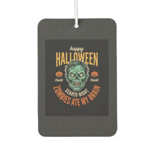 Halloween Zombies Haben Mein Gehirn Gefressen Autolufterfrischer