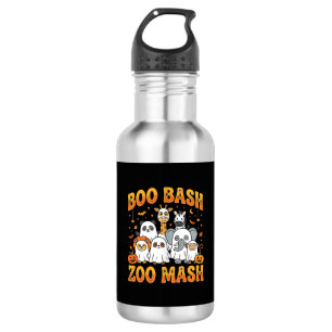 Halloween-Zoo-Tiere Boo Bash Zoo Mash_1 Edelstahlflasche