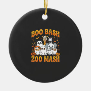 Halloween-Zoo-Tiere Boo Bash Zoo Mash_1 Keramik Ornament