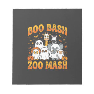Halloween-Zoo-Tiere Boo Bash Zoo Mash_1 Notizblock