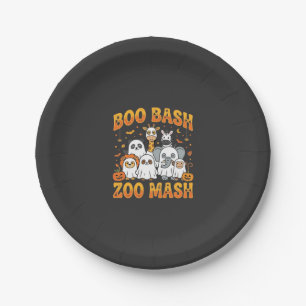 Halloween-Zoo-Tiere Boo Bash Zoo Mash_1 Pappteller