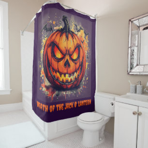 Halloween, Zorn des Jack O' Lantern , Gruselig Duschvorhang