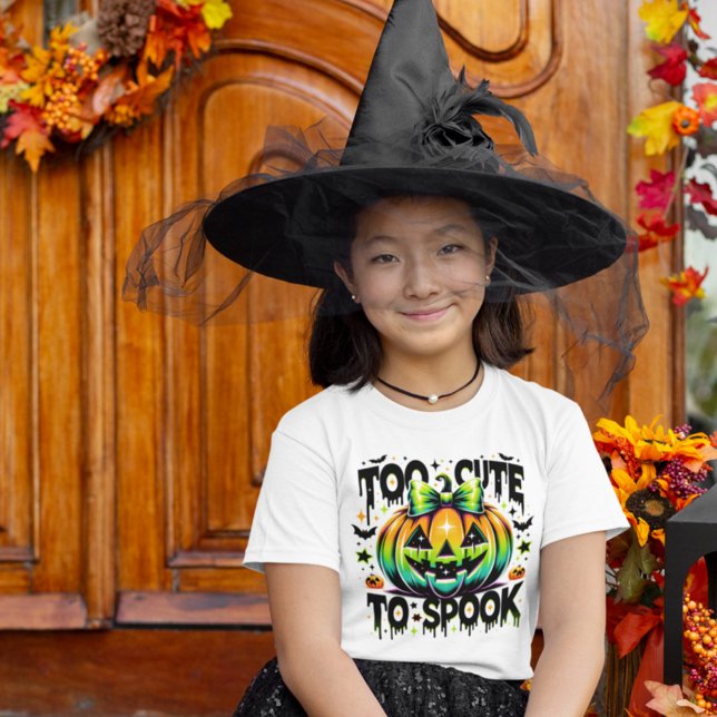 Halloween zu Niedlich, Coquette Pumpkin zu spreche T-Shirt (Von Creator hochgeladen)
