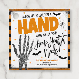 Halloween Zuhause Health-Überweisungsmarke Geschenkanhänger