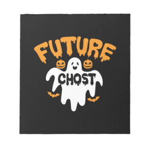 Halloween Zukunft Geister Geburtstag Notizblock