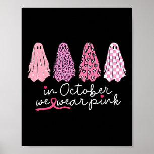 Halloween zur Unterstützung von Krebs Poster