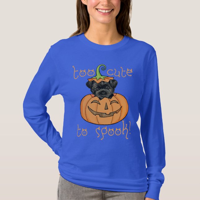 HalloweenAffenpinscher T-Shirt (Vorderseite)