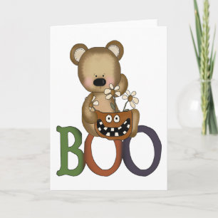 Halloweenboo-Bär Karte