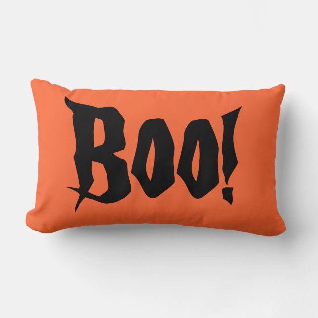 Halloweenboo-Kissen Lendenkissen (Vorderseite)