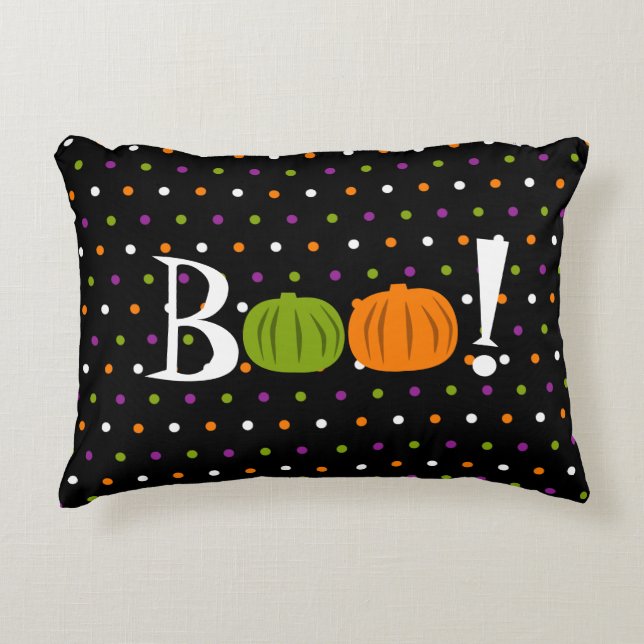 HalloweenBoo! Kürbis-Kissen Dekokissen (Vorderseite)