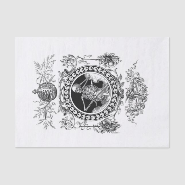 Halloweendecoup Seidenpapier (Vorderseite)