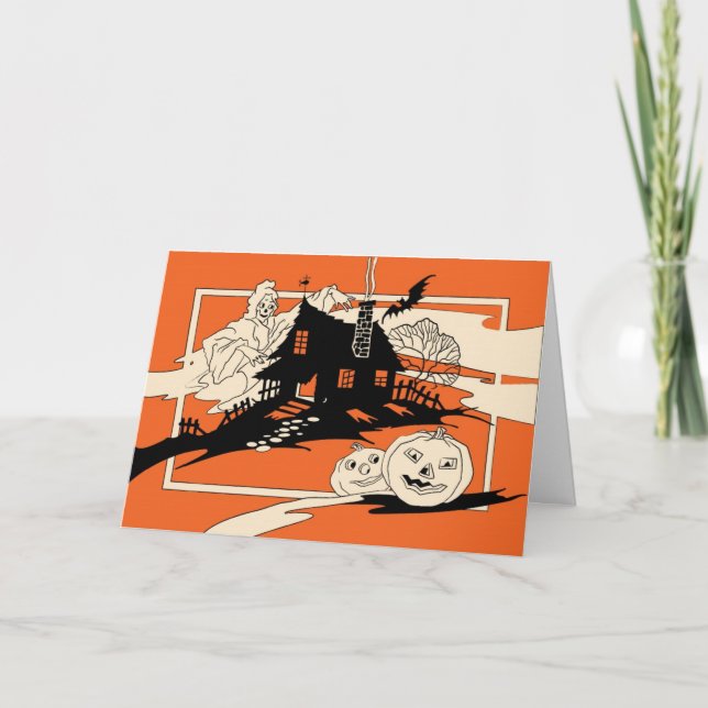 Halloweenghoul-Karte Einladung (Vorderseite)