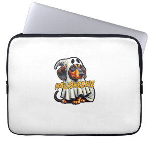 Halloweenie Lustiger Halloween-Dachshund verkleide Laptopschutzhülle