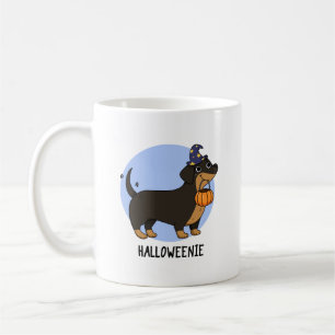 Halloweenie Lustiger Wursthund Wortwitz  Kaffeetasse