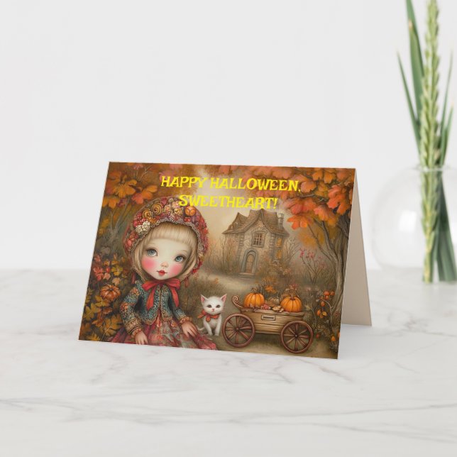 HALLOWEENKARTE KARTE (Vorderseite)