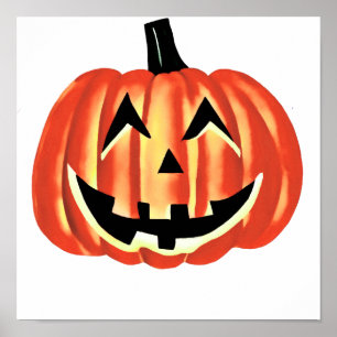 Halloweenkürbis Poster