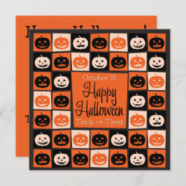 Halloweenmosaik Einladung