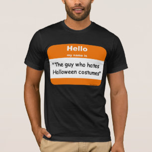 Halloweennametag-T - Shirt