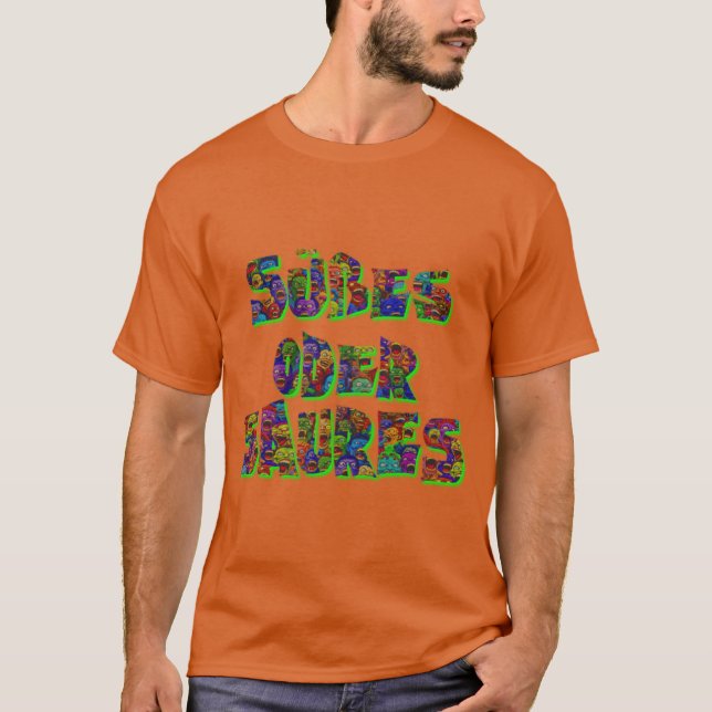Halloweenrick oder großartig lustig T-Shirt (Vorderseite)
