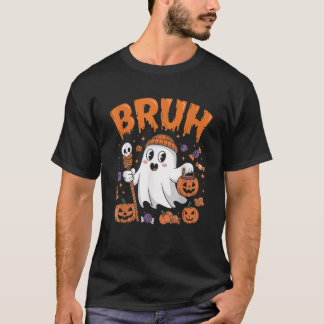 Halloweens für Kinder Frauen Jungen Mädchen Geist T-Shirt