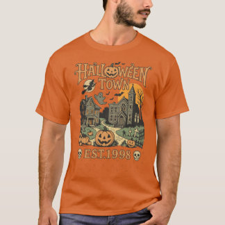 Halloweentown Est 1998 Vintage 90er Style Mädchen T-Shirt