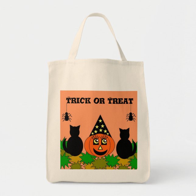 Halloweentrick-oder -Leckerei-Sack Tragetasche (Vorne)