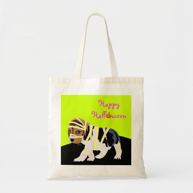 Halloweentrick-oder -Leckerei-Tasche: Hund Tragetasche (Vorne)