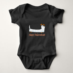 Halloweiner-Dackel Baby Strampler