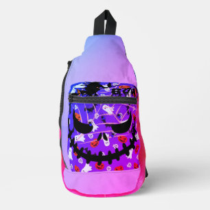 Hallowen, Hexerei Druckschnitt Nähen Crossbody Bag