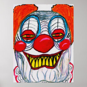 HALLOWEN MONSTER CLOWN Poster