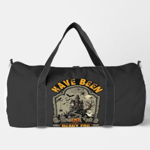Hallowen Spukhaus Grabstein Bereit Duffle Bag