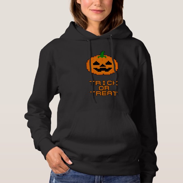 HALLOWEWEEN PUMPKIN - TRICK ODER BEHANDLUNG HOODIE (Vorderseite)