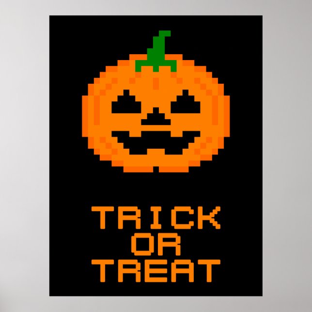 HALLOWEWEEN PUMPKIN - TRICK ODER BEHANDLUNG POSTER (Vorne)