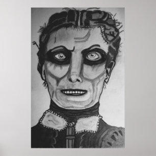 HALLOWEWEER SPUK HAUSHALTSWOHNER GHOST POSTER