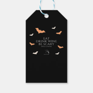 Hallowine Halloween Zitat Iss Trinke Geschenkanhänger