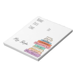 Hallpass für Englischlehrer Notizblock