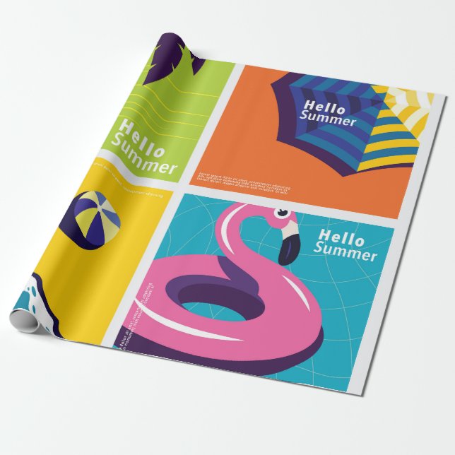 Hallsommer Geschenkpapier (Ungerollt)