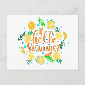 Hallsommer Postkarte