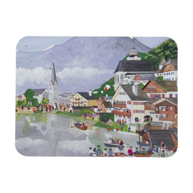 Hallstadt Österreich 1995 Magnet (Horizontal)