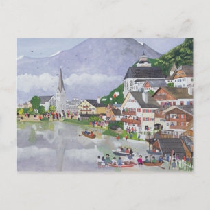 Hallstadt Österreich 1995 Postkarte