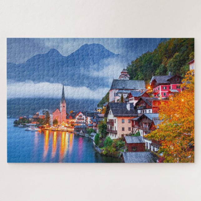Hallstatt Autriche puzzle (Horizontal)